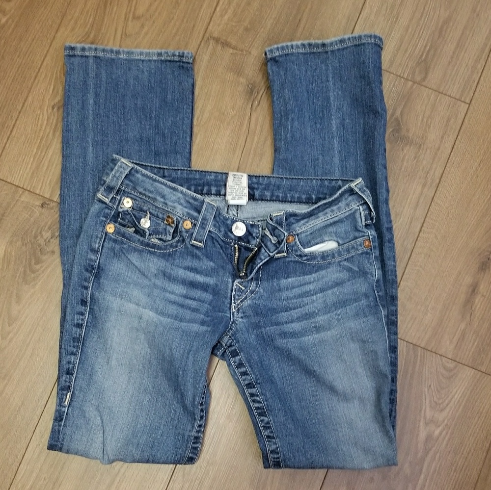 100% True religion straight jeans